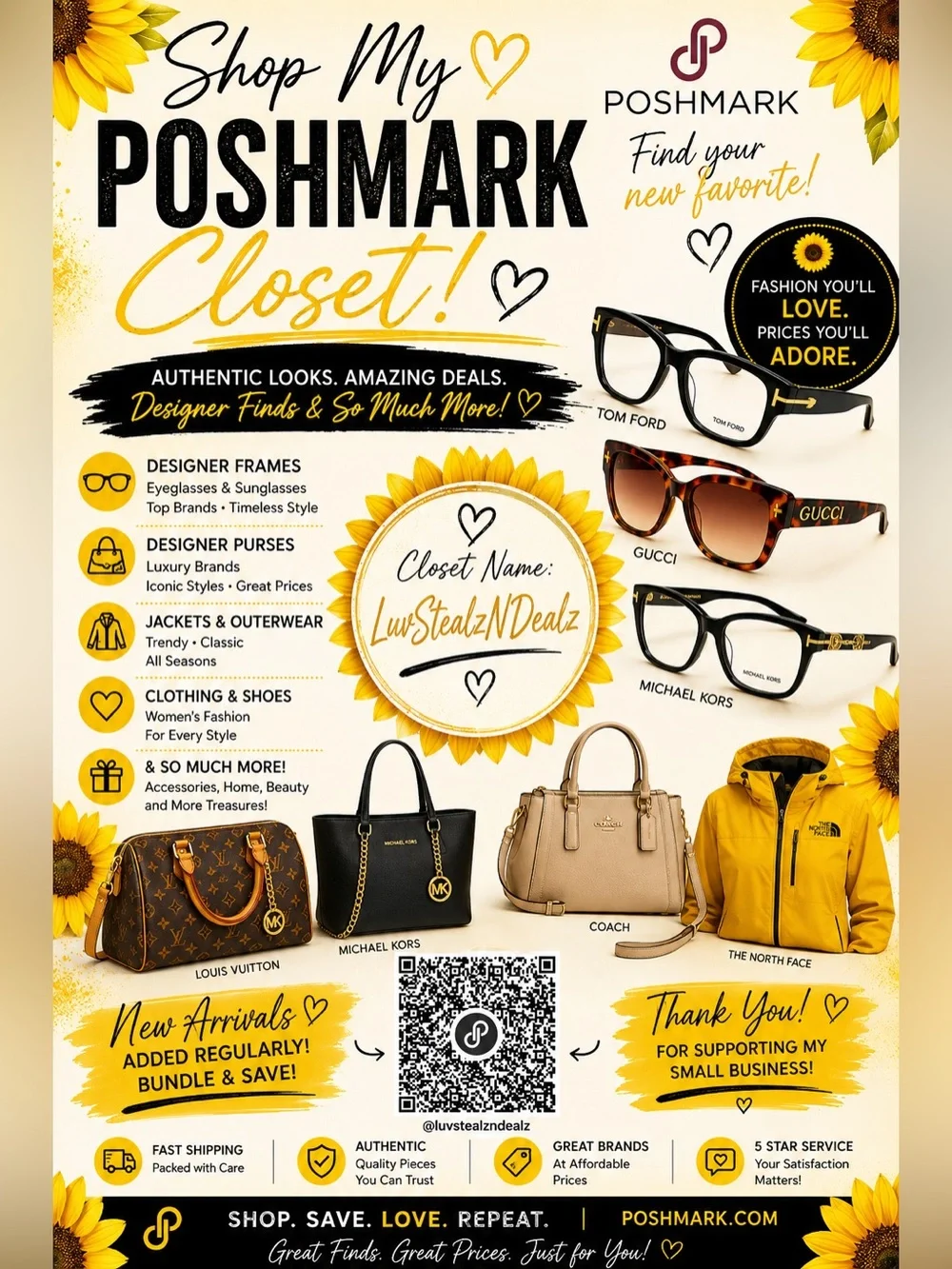 Poshmark Closet Collection Poster - Amazing Dealz with LuvStealznDealz